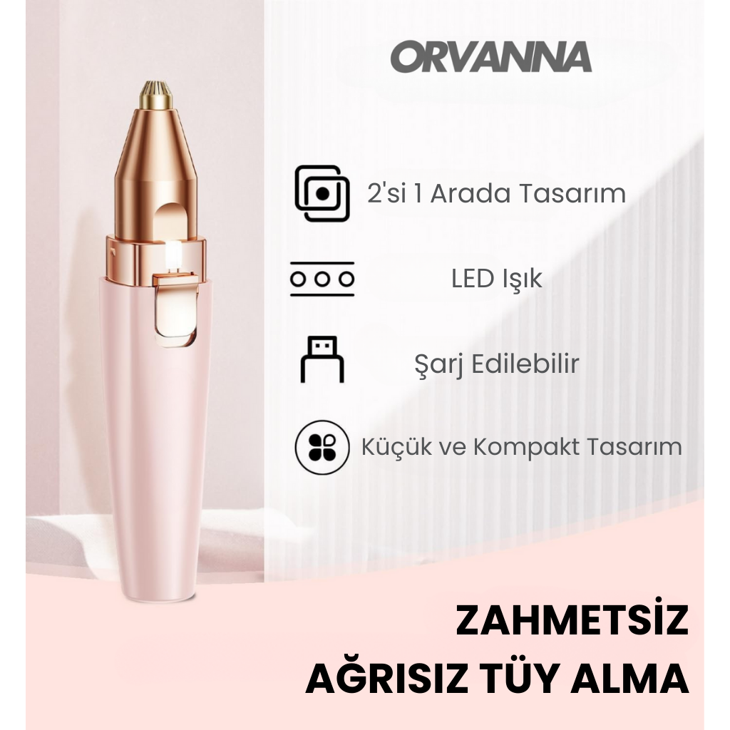 Orvanna 2'Si 1 Arada Epilasyon Cihazı